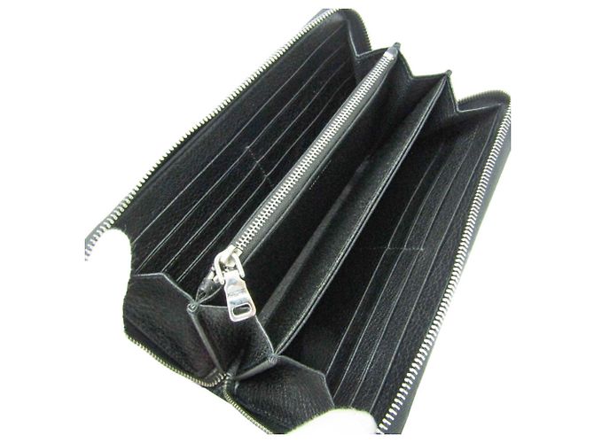 Cartera larga Miu Miu Madras City Negro - vista 4