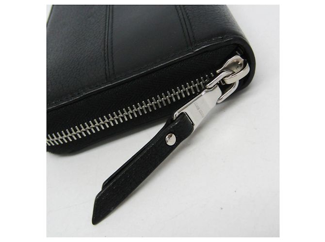 Cartera larga Miu Miu Madras City Negro - vista 8