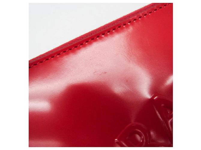 Cartera bi-fold de charol rojo Salvatore Ferragamo Roja - vista 10