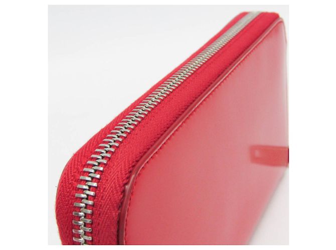 Cartera bi-fold de charol rojo Salvatore Ferragamo Roja - vista 12