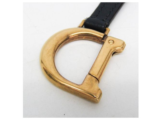 Monedero Oblique Saddle Christian Dior Beige Azul marino - vista 9