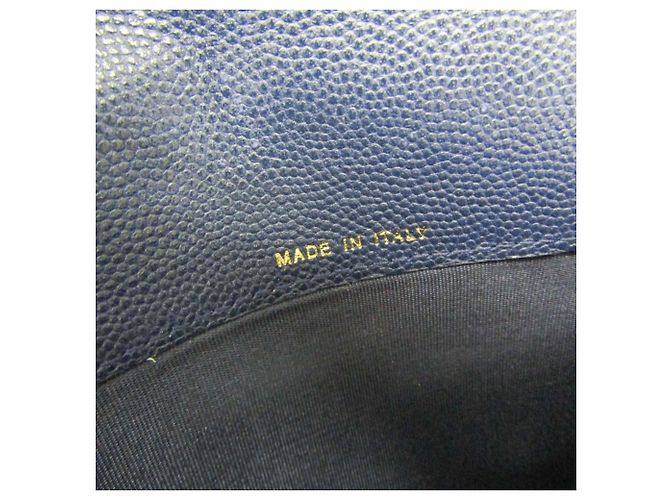 Chanel Matelasse Coco Rock Long Wallet Marineblau - Ansicht 16