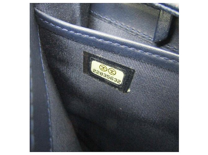 Chanel Matelasse Coco Rock Long Wallet Marineblau - Ansicht 17