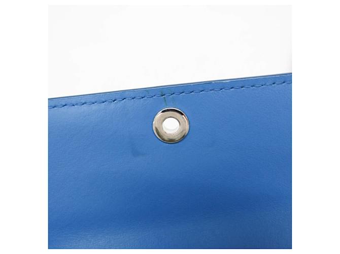 Prada Saffiano Lock 2ZH098 Mini Pouch Blu - vista 13