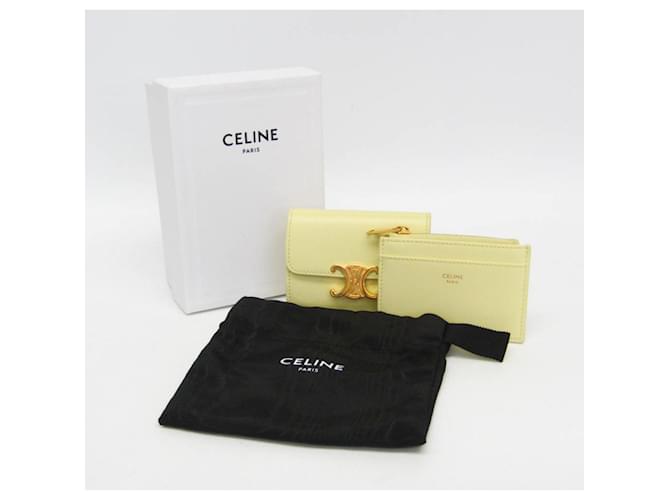 Céline Cartera compacta Triomphe Celine en amarillo - vista 2