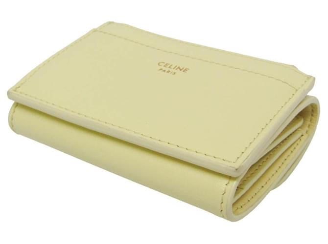 Céline Cartera compacta Triomphe Celine en amarillo - vista 3