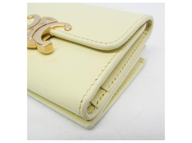 Céline Cartera compacta Triomphe Celine en amarillo - vista 7