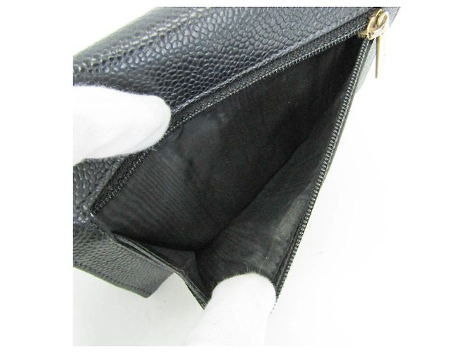 Cartera Chanel Coco Mark para mujer en piel de becerro granulada Negro - vista 4