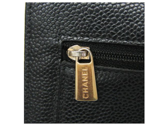Cartera Chanel Coco Mark para mujer en piel de becerro granulada Negro - vista 8