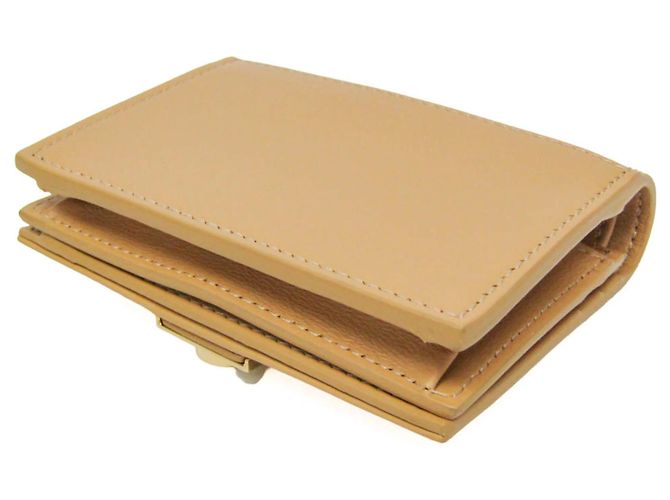 Cartera de cuero con cierre de doble pliegue Gancini de Salvatore Ferragamo - vista 3