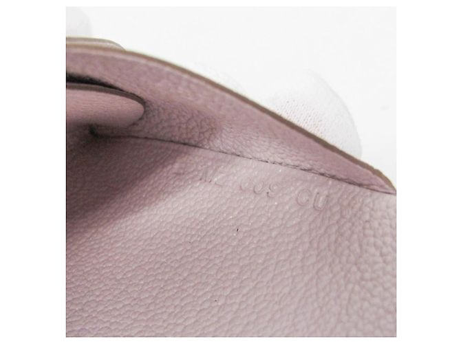 Hermès Portacarte in pelle di capra Hermes Calvi Duo Rosa Chiaro - vista 10