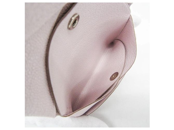 Hermès Portacarte in pelle di capra Hermes Calvi Duo Rosa Chiaro - vista 5