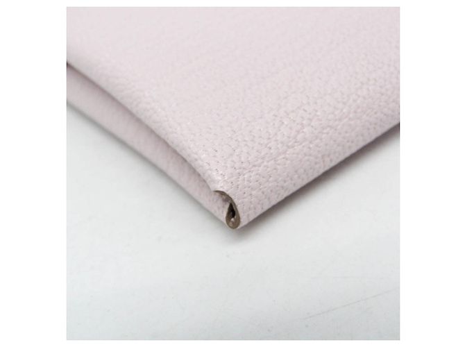Hermès Portacarte in pelle di capra Hermes Calvi Duo Rosa Chiaro - vista 7