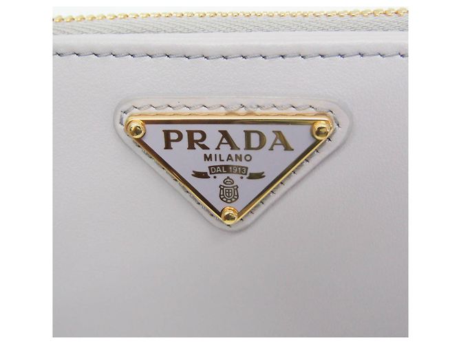 Cartera de cuero para mujer Prada 1ML050 Púrpura - vista 10