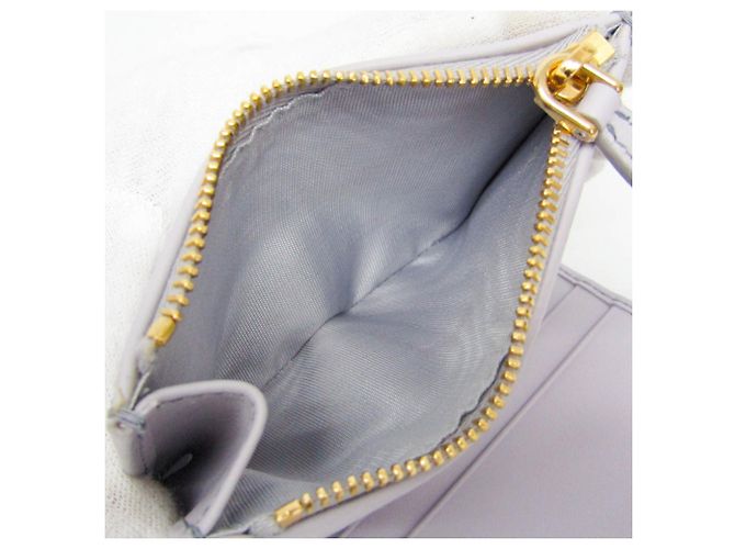 Cartera de cuero para mujer Prada 1ML050 Púrpura - vista 5