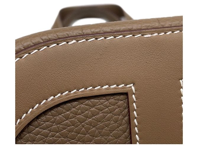 Hermès Borsa Tote Hermes Kara In the Loop 18 in Etoupe Gray Taupe - vista 7