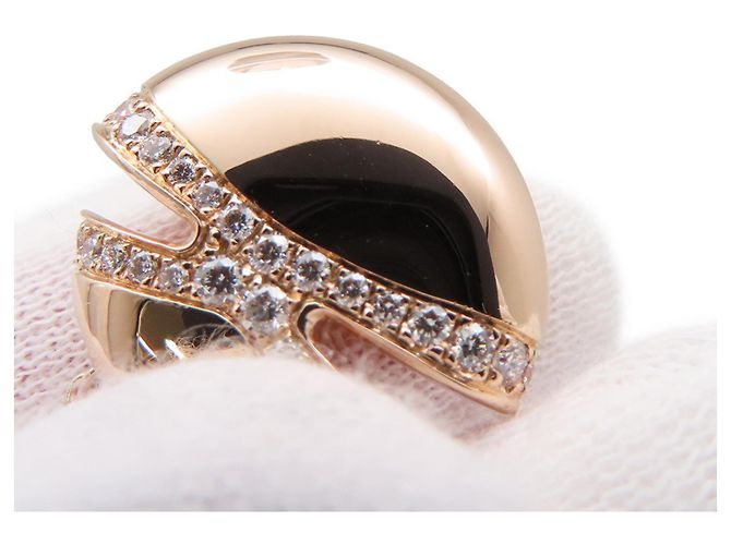 Bulgari Collana in oro rosa Bvlgari con diamanti a cabochon - vista 6