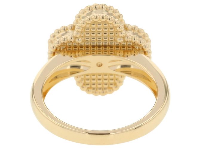 Autre Marque Van Cleef & Arpels Alhambra Ring in Gelbgold - Ansicht 3