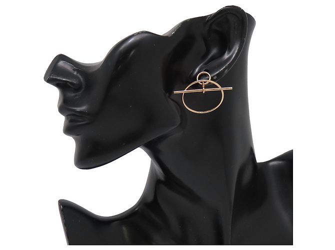 Hermès Pendientes Kara Stud en oro rosa de 18K Hermes - vista 4