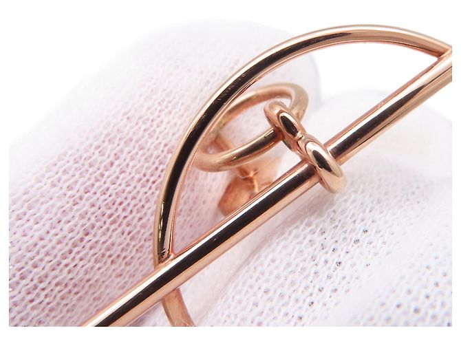 Hermès Pendientes Kara Stud en oro rosa de 18K Hermes - vista 6