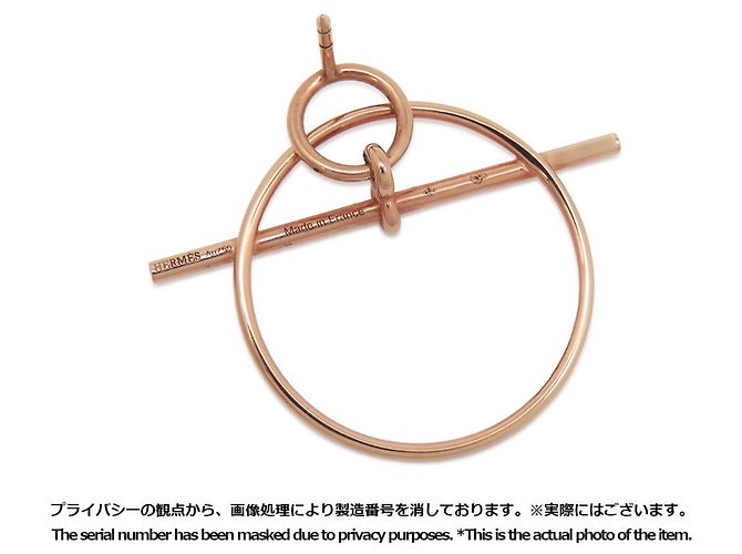 Hermès Pendientes Kara Stud en oro rosa de 18K Hermes - vista 9