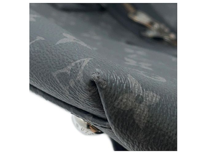 Borsa Tote Louis Vuitton Monogram Eclipse Apollo All Day Nero - vista 7