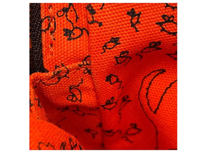 Borsa a Spalla Louis Vuitton Monogram Marrone Arancione - vista 10