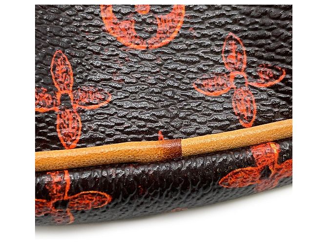 Borsa a Spalla Louis Vuitton Monogram Marrone Arancione - vista 8