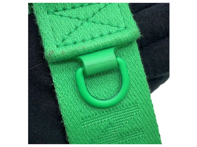 Borsa Louis Vuitton Keepall Bandoulière 25 Verde - vista 15