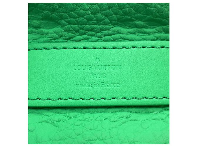 Borsa Louis Vuitton Keepall Bandoulière 25 Verde - vista 18