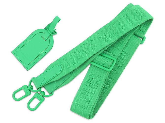 Borsa Louis Vuitton Keepall Bandoulière 25 Verde - vista 19