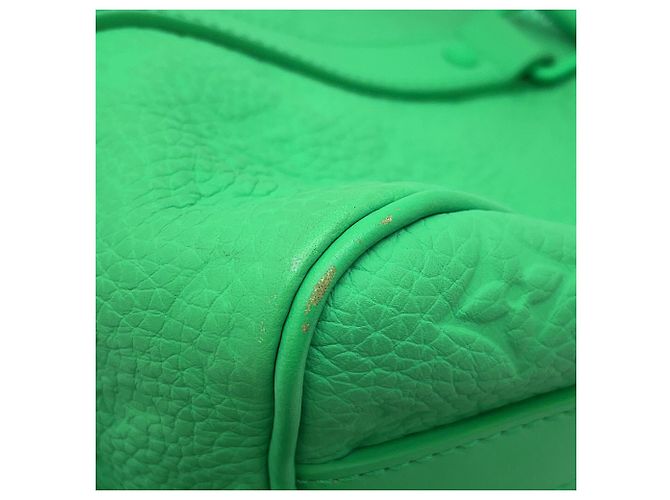 Borsa Louis Vuitton Keepall Bandoulière 25 Verde - vista 7