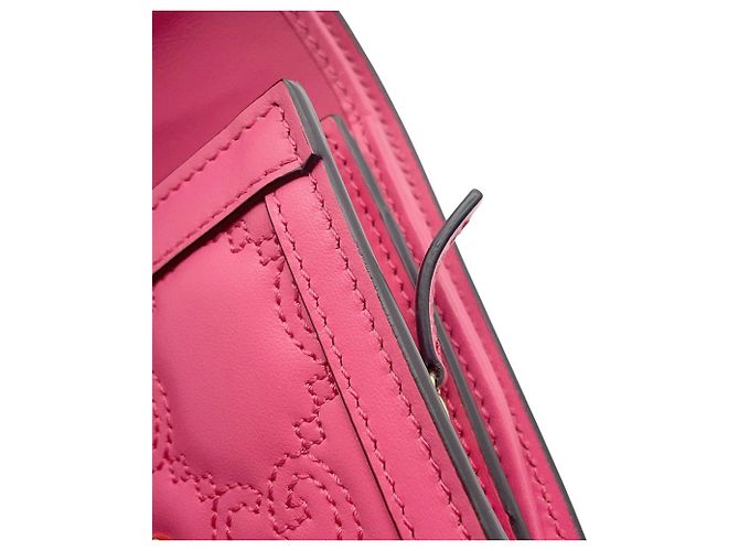 Portafoglio Bi-fold Gucci in pelle rosa - vista 7