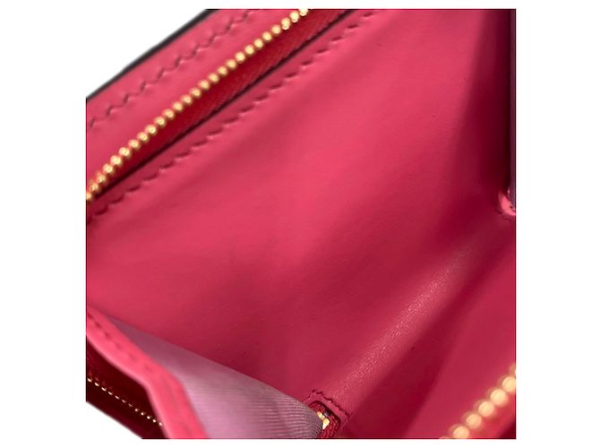 Portafoglio Bi-fold Gucci in pelle rosa - vista 8