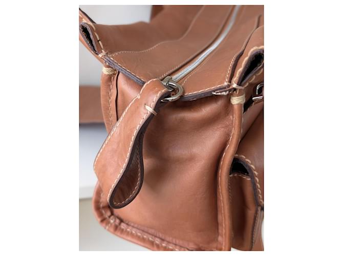 Chloé Edith Medium Bolsa de Couro Marrom - vista 2