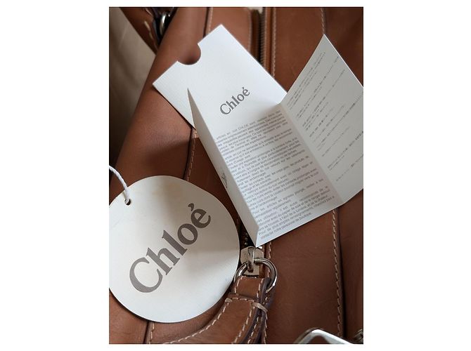 Chloé Edith Medium Bolsa de Couro Marrom - vista 5