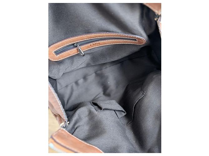 Chloé Edith Medium Bolsa de Couro Marrom - vista 7