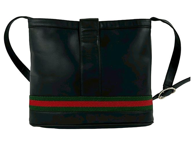 Borsa a Spalla Gucci Black Blondie Britt Nero - vista 2
