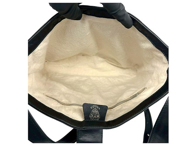 Borsa a Spalla Gucci Black Blondie Britt Nero - vista 8
