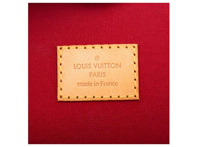 Louis Vuitton Alma GM Vernis Monogramma Rosso - vista 5