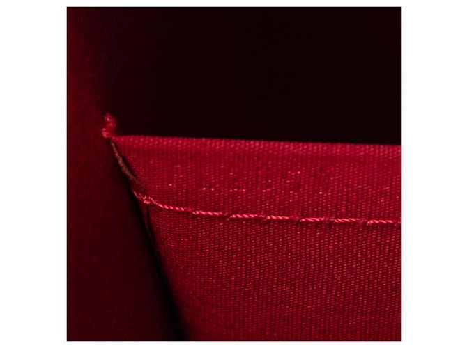 Louis Vuitton Alma GM Vernis Monogramma Rosso - vista 6