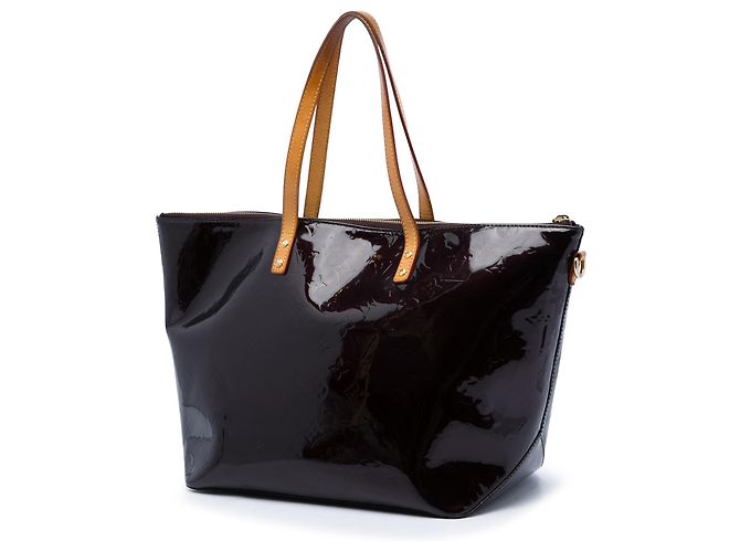 Louis Vuitton Purple Monogram Vernis Bellevue GM Porpora - vista 2