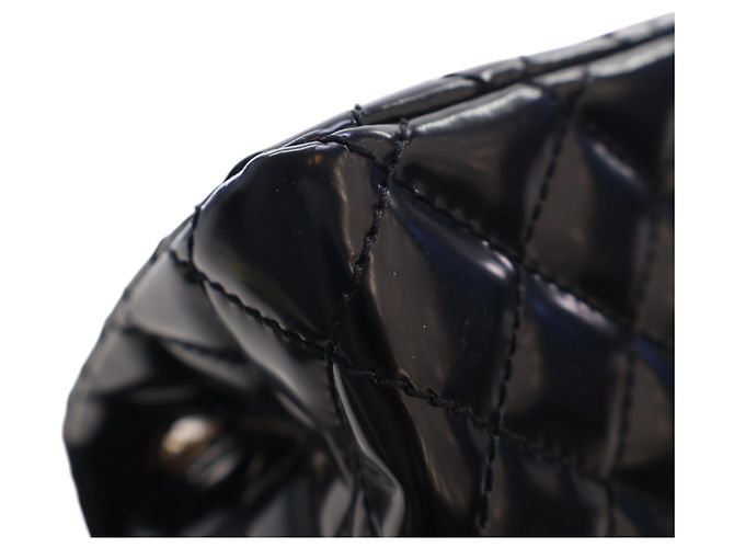 Chanel Black Quilted Glazed Calfskin Reissue 2.55 Accordion Flap 225 Nero - vista 11
