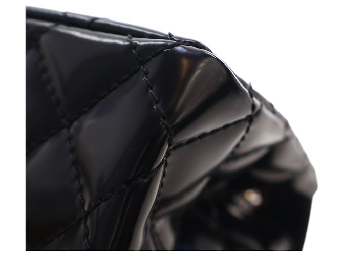 Chanel Black Quilted Glazed Calfskin Reissue 2.55 Accordion Flap 225 Nero - vista 12