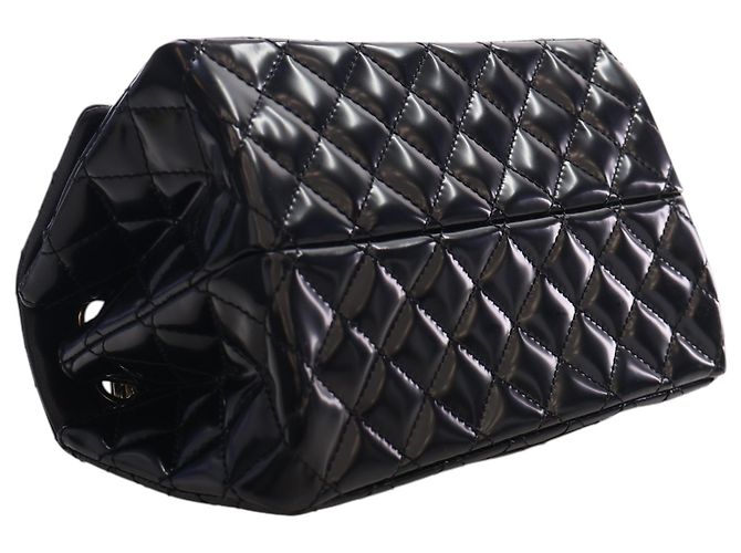 Chanel Black Quilted Glazed Calfskin Reissue 2.55 Accordion Flap 225 Nero - vista 13