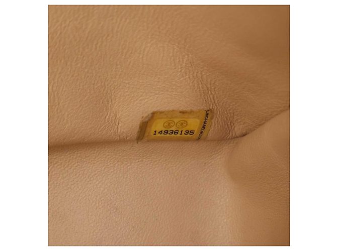 Chanel Beige Jumbo Classic Caviar Double Flap - vista 10