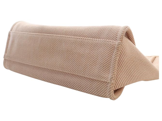 Chanel Deauville Tote aus Mischfasern Beige Small - Ansicht 14