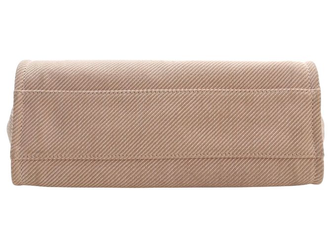 Chanel Deauville Tote aus Mischfasern Beige Small - Ansicht 5