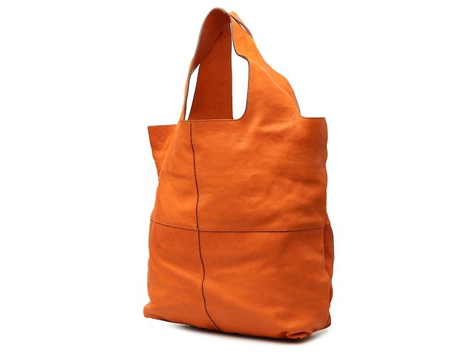 Givenchy George V Tote aus orangefarbenem Leder - Ansicht 2