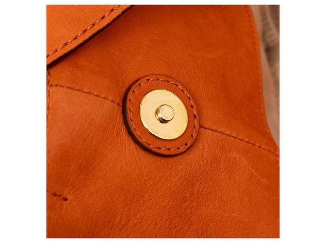 Givenchy George V Tote aus orangefarbenem Leder - Ansicht 7